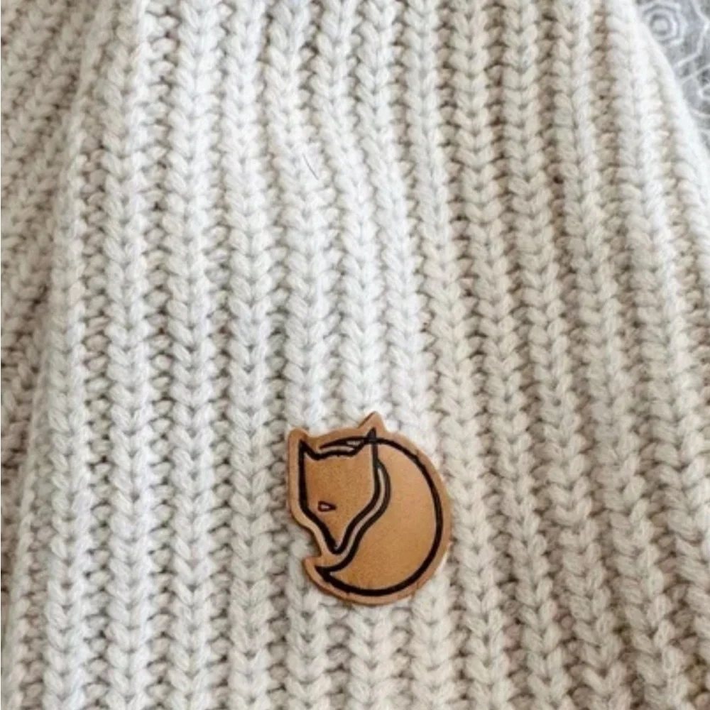 Fjallraven Ovik wool roll neck Women's Cream Turtleneck ribbed Sweater size XS - Picture 9 of 14
